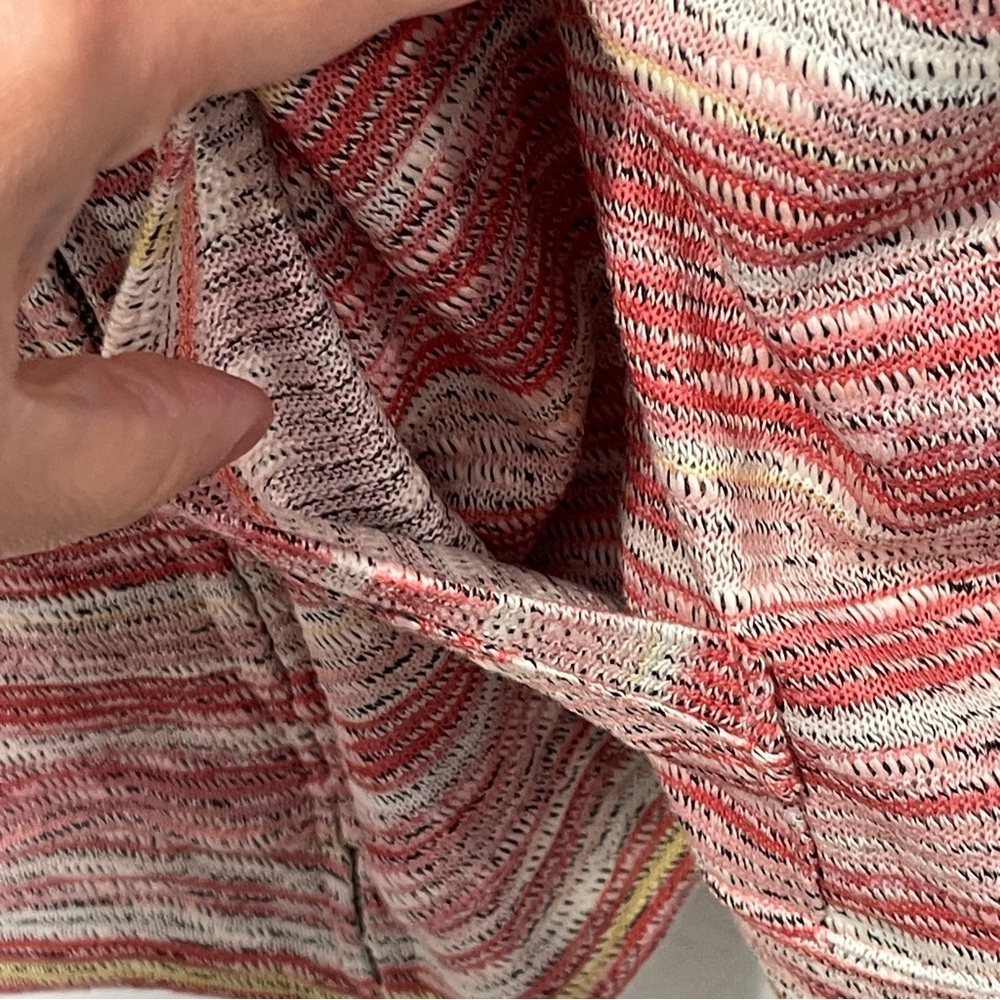 Christopher & Banks Pink Space Dye Knit Long Sleeve‎ Top Women’s Size XL Pockets - Picture 7 of 10